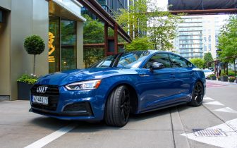 Sedans Audi A5 2019 Granatowy